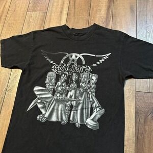 Vintage‎ Aerosmith T Shirt Men's Large 1998 Roar Of The Dragon Tour